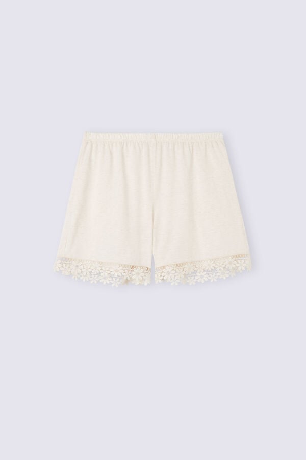 Light Yellow Intimissimi Romance Yourself Ultrafresh Cotton Women Shorts | 9031IAZGU