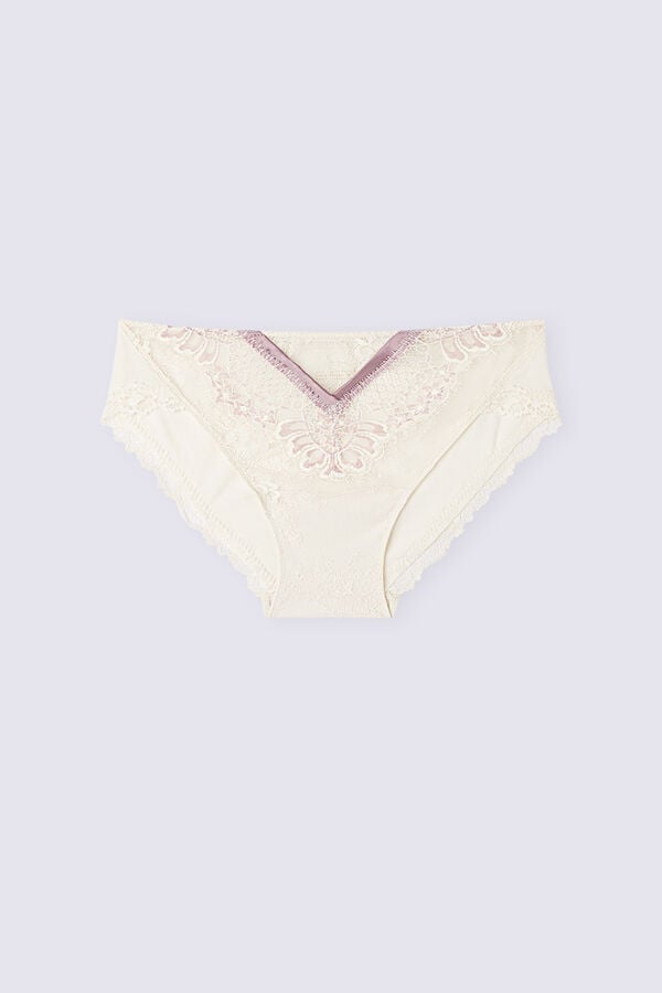 Light Yellow Intimissimi Secret Garden Women Panties | 4917DYCAJ