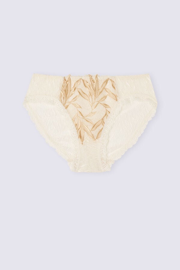 Light Yellow White Intimissimi Golden Hour Women Panties | 0487MACQH