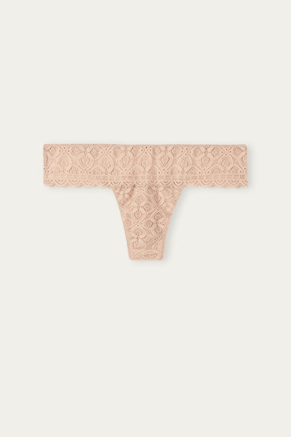 Orange Beige Intimissimi Lacezilian Women Briefs | 4375FMPNB