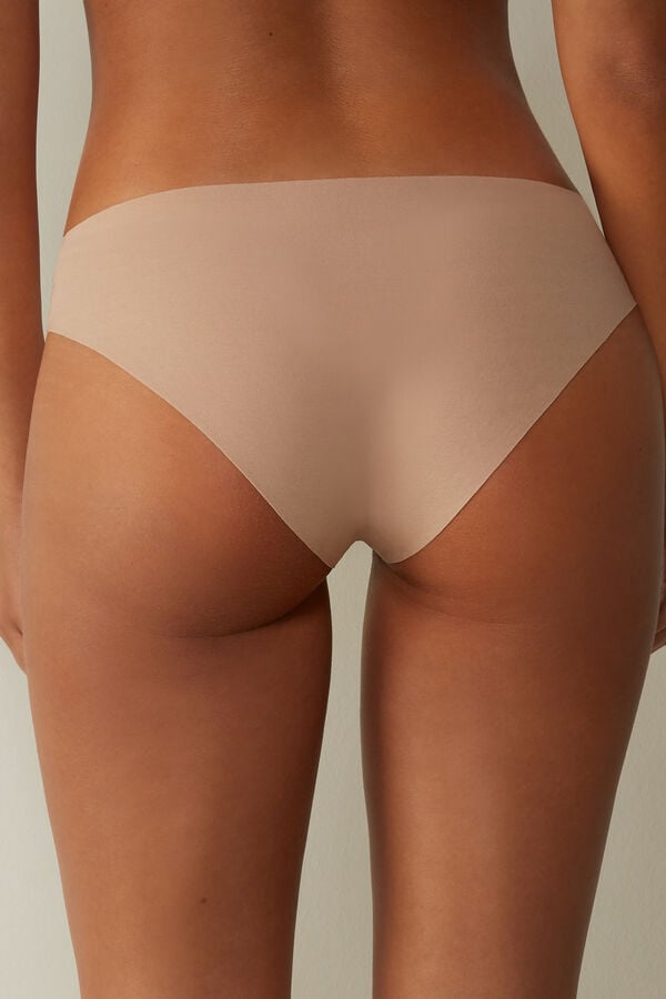 Orange Beige Intimissimi Seamless Cotton Women Panties | 2850PQTDN