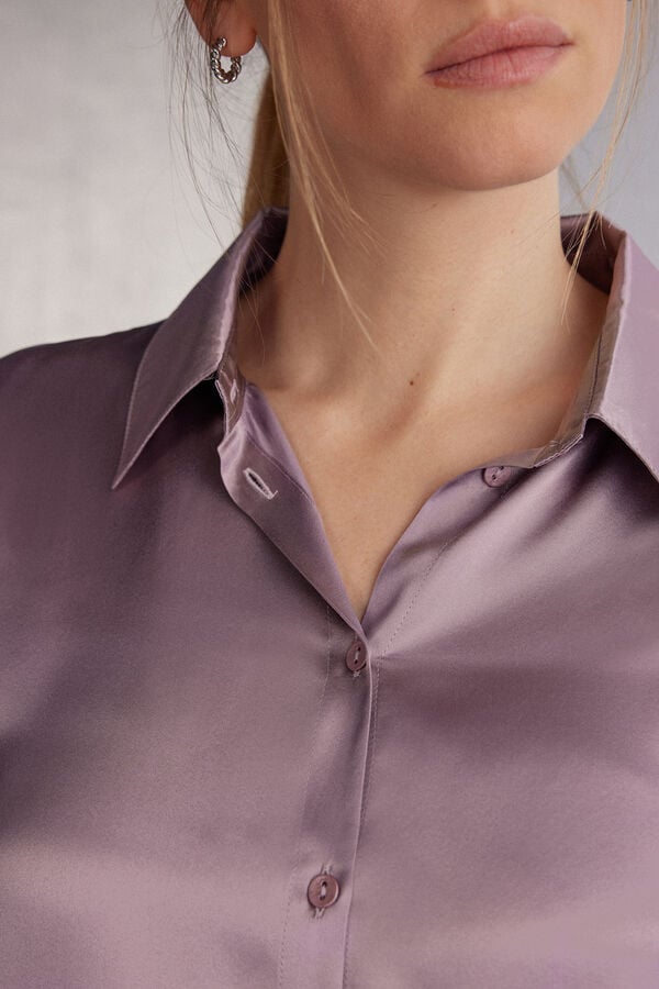 Pink Intimissimi Silk Women Shirt | 2089IQPHB