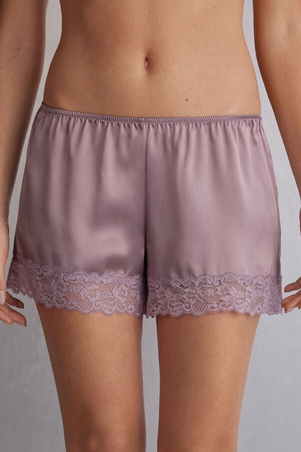 Pink Intimissimi Silk Women Shorts | 6039FUWYN