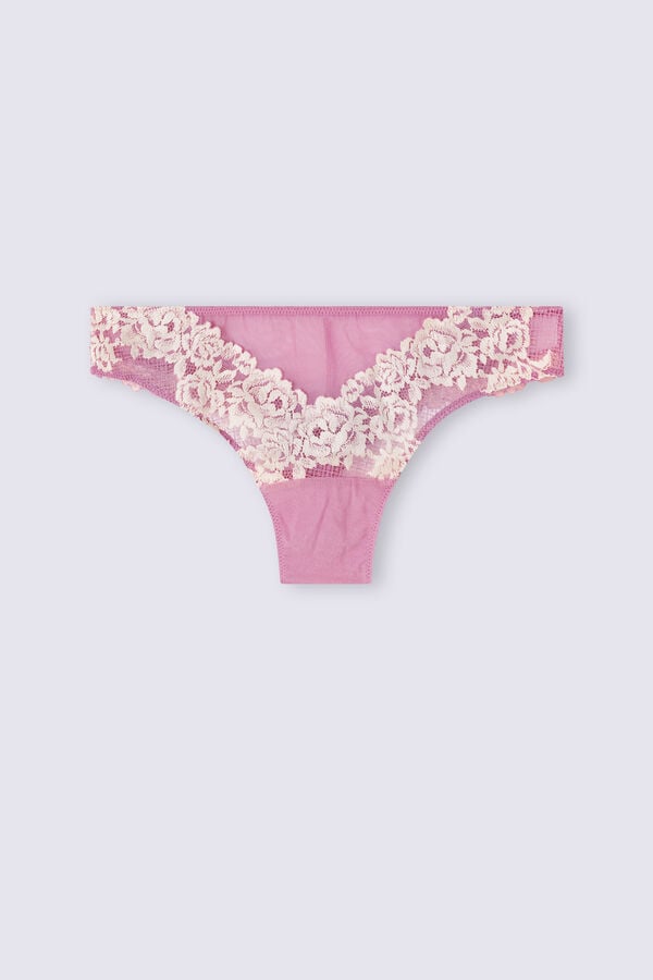 Pink / White Intimissimi Pretty Flowerszilian Women Briefs | 3870KAWUE