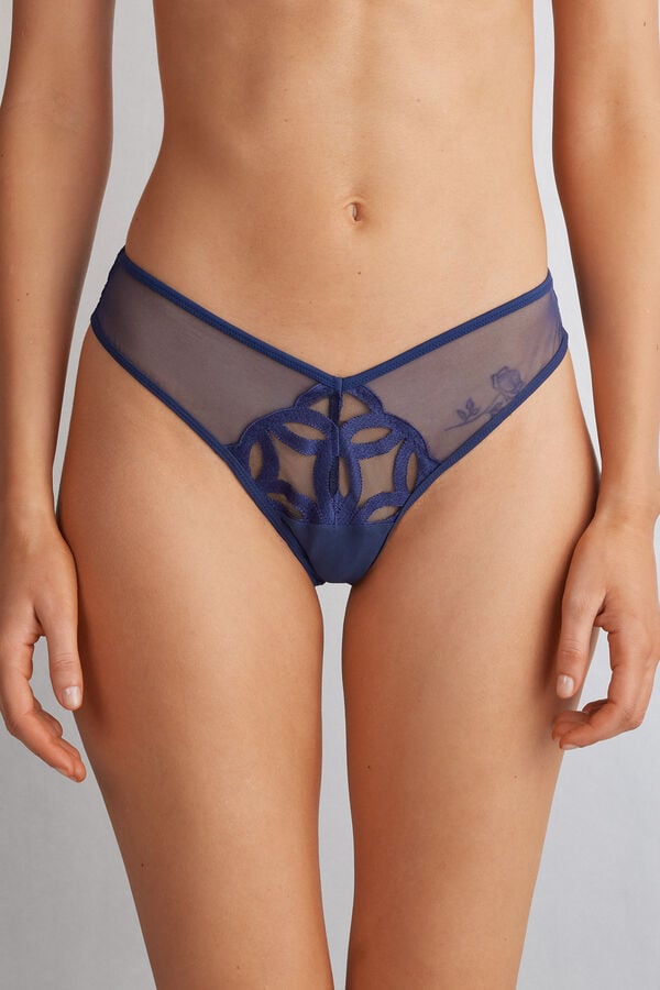 Purple Intimissimi Crafted Elegance ‘80s Stylezilian Women Briefs | 0671QTNVY