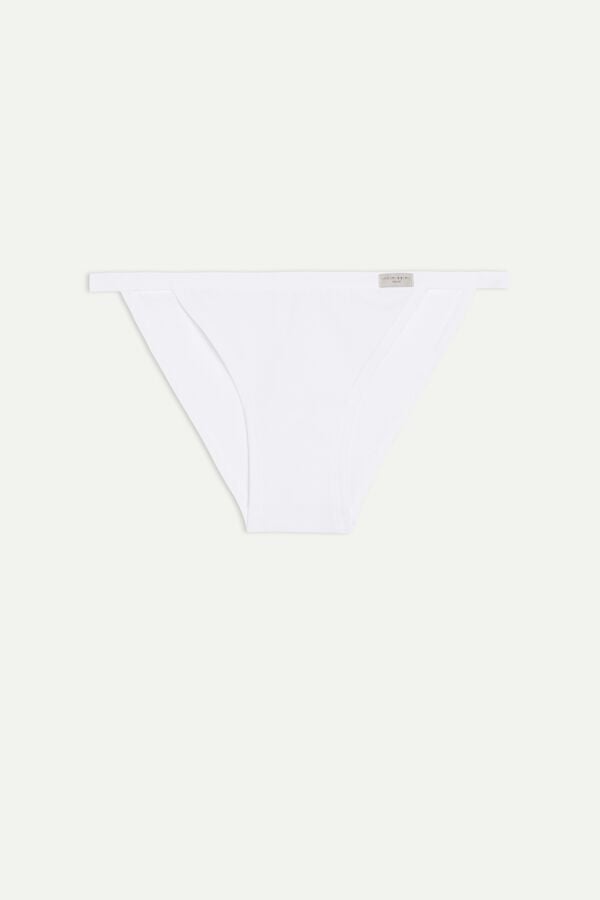 White Intimissimi Cotton String Women Panties | 3517AJPUT