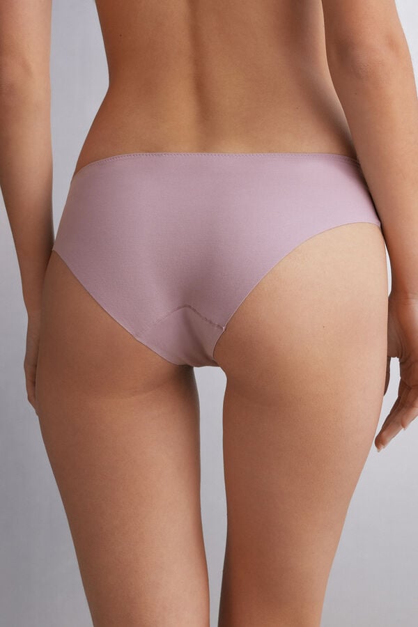 White Intimissimi Pretty Flowers Seamless Cotton Women Panties | 3417EWHIZ