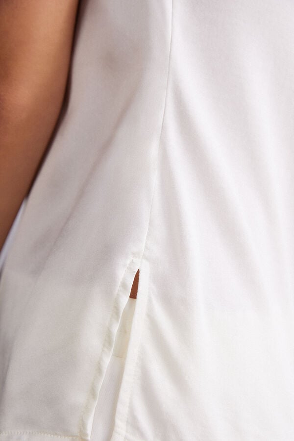 White Intimissimi Silk And Modal Women Tank Top | 7108HKSUN