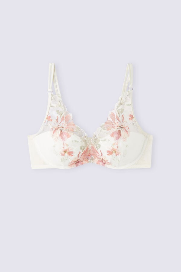 White Intimissimi Summer Sunset Giorgia Balconette Women Bra | 4892PVEJS